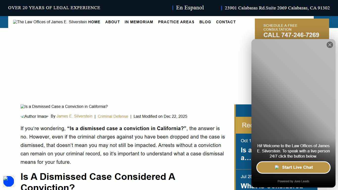 Is a Dismissed Case a Conviction in California? [2026 Updated]
